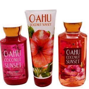 3 pc set OAHU COCONUT SUNSET NEW sealed